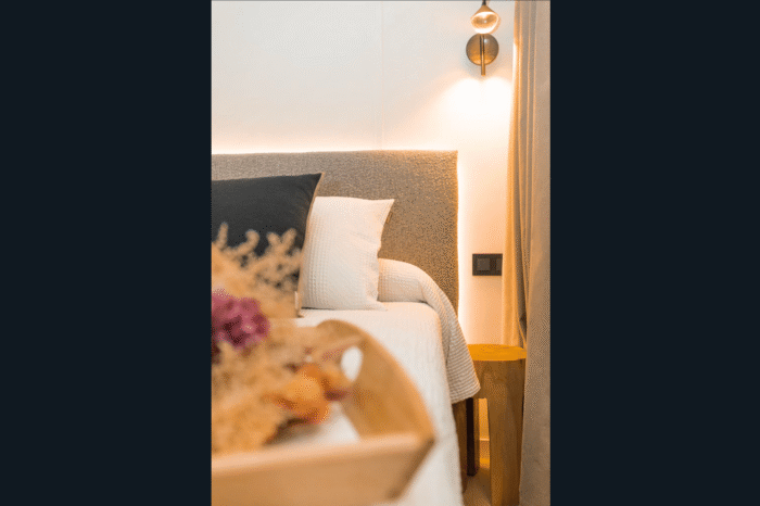 camping vista mare cap corse bungalow luxe chambre adult