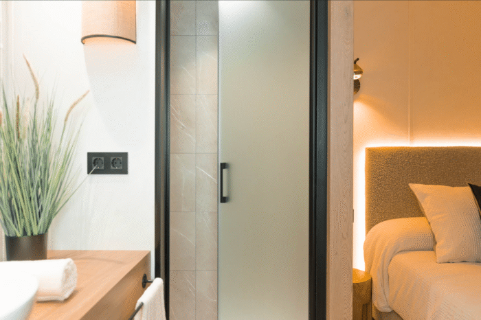 camping vista mare cap corse interieur bungalow luxe