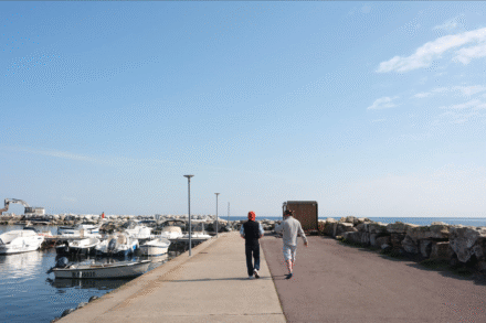 camping vista mare cap corse promenade port santa marina